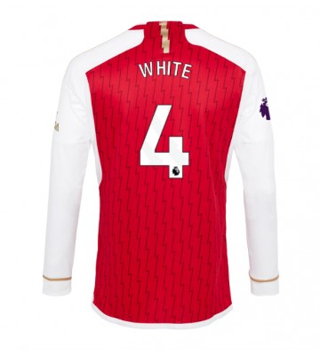 Arsenal Benjamin White #4 Kotipaita 2023-24 Pitkät Hihat